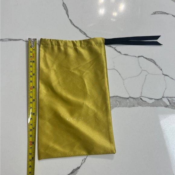 Gucci Yellow Satin Dust Bag - Picture 3 of 5